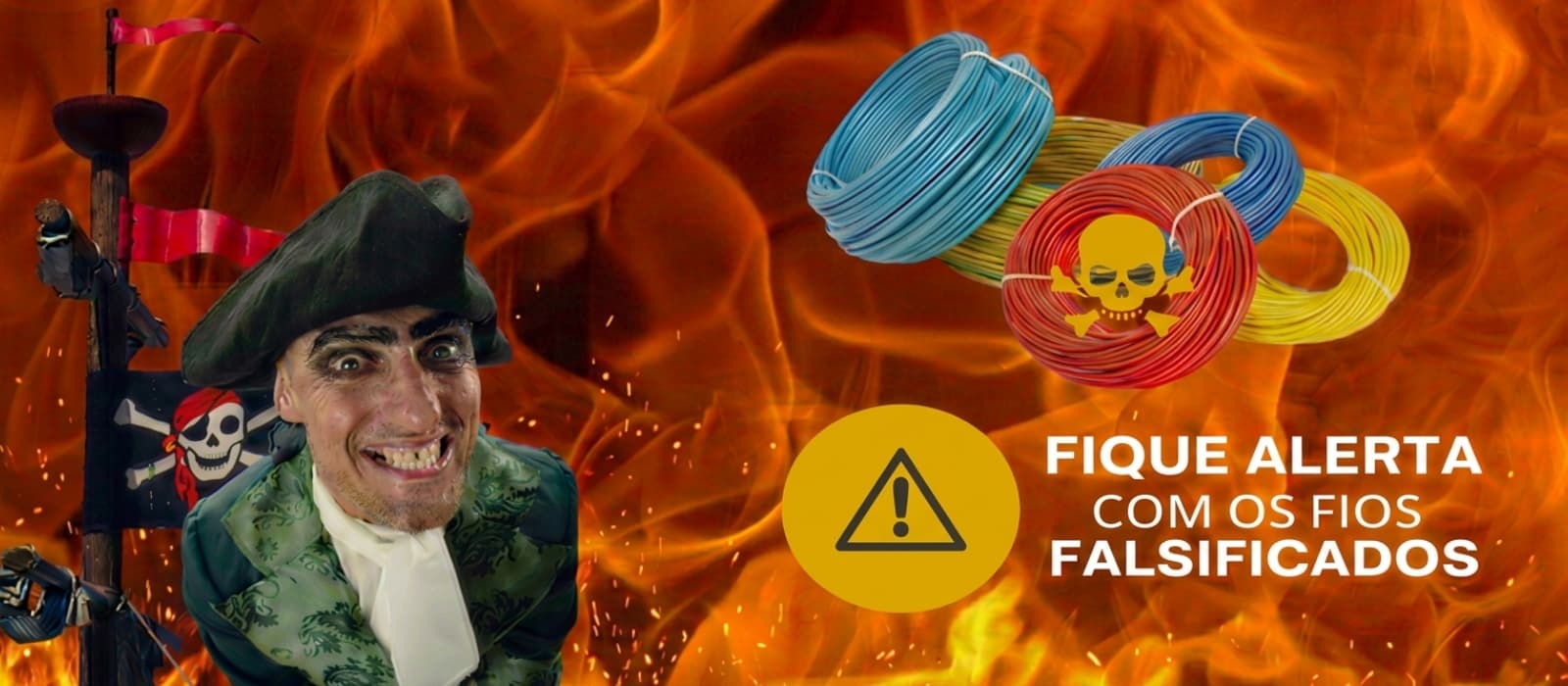 Material elétrico pirata pode aumentar consumo de energia e os riscos de incêndio