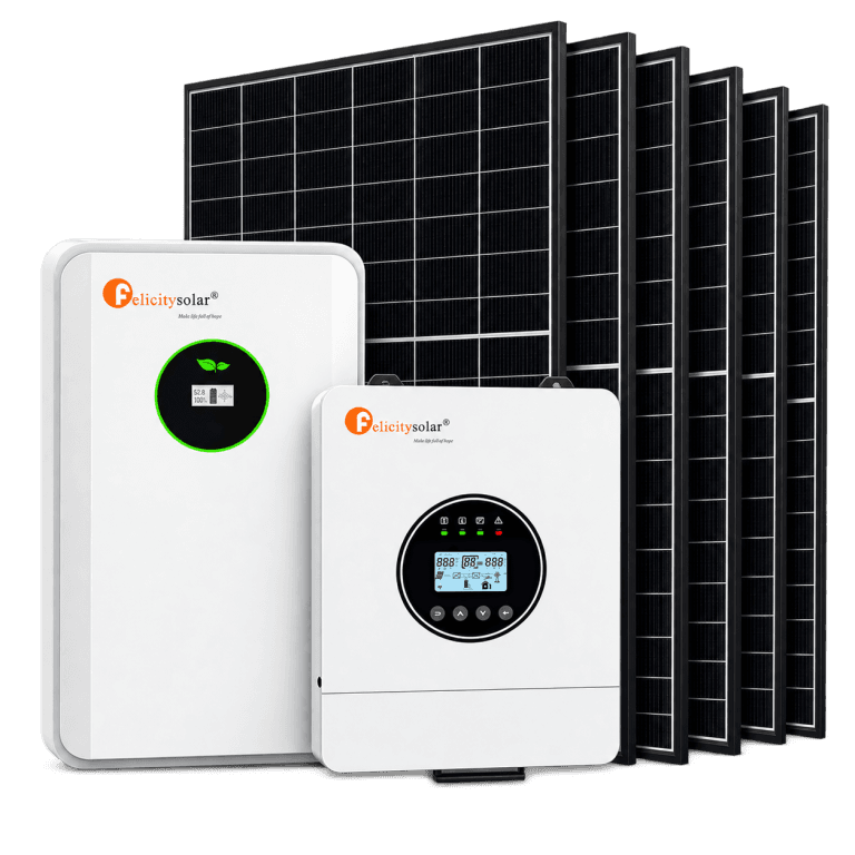 Kit Gerador Hibrido C/Bateria 2.15 kwp Bat Litio 5.16kw - Felicity -Mono/220v